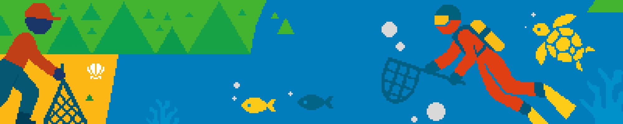 Hands holding dirt with a plant growing out of it